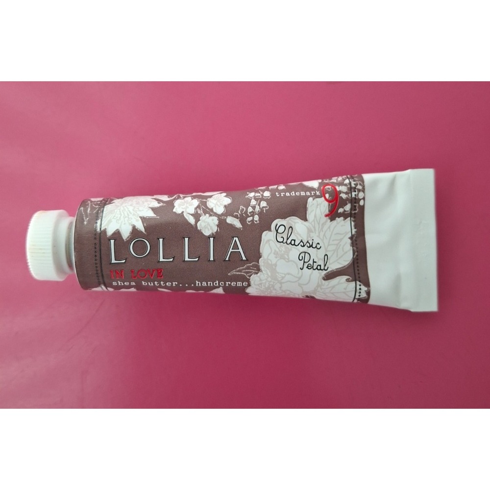 Lollia Perfumed Hand Creme CLASSIC PETAL Travel Size Cream NEW w/o Box‎ Shea